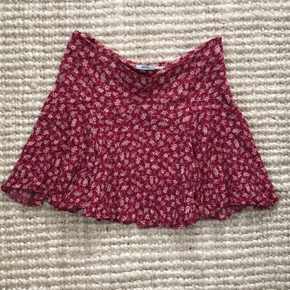 Kimchi Blue flowy mini skirt